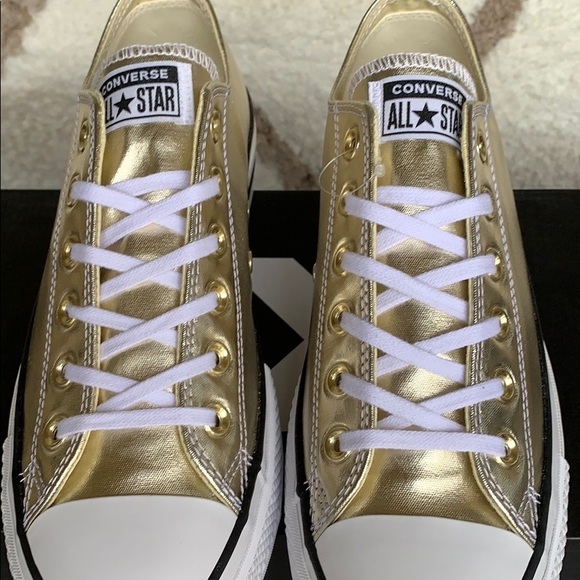 CONVERSE CTAS LIFT OX PLATFORM GOLD/BLACK/WHITE WM - Picture 9 of 16